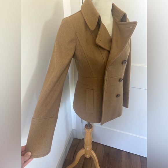 J.Crew Camel Peacoat size 4 - Picture 2 of 6